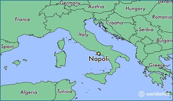 nápoly térképen