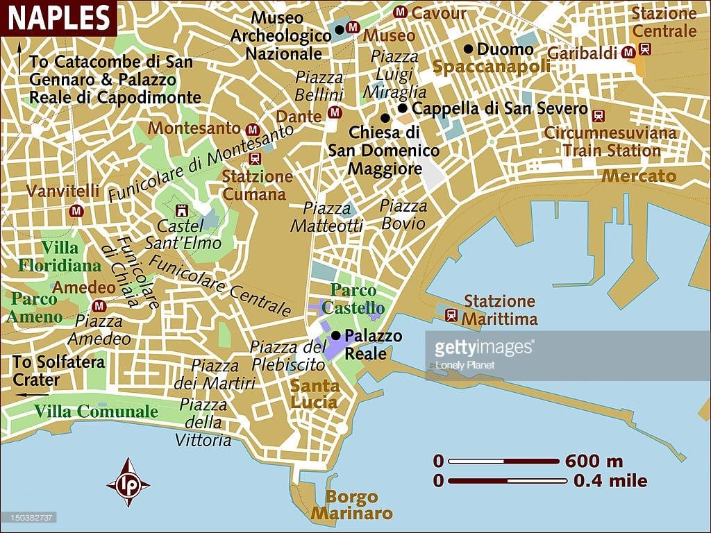 naples city térkép