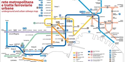 Nápoly busz térkép