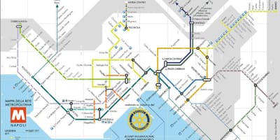 Nápoly olaszország metró térkép